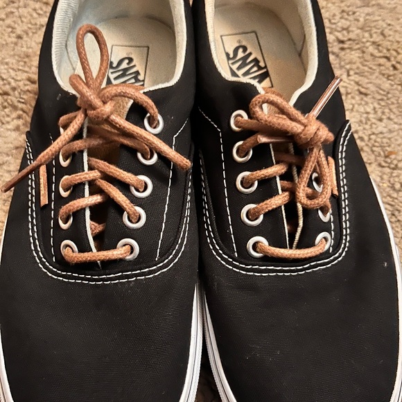 Vans Black and Brown Sneakers Classic Style